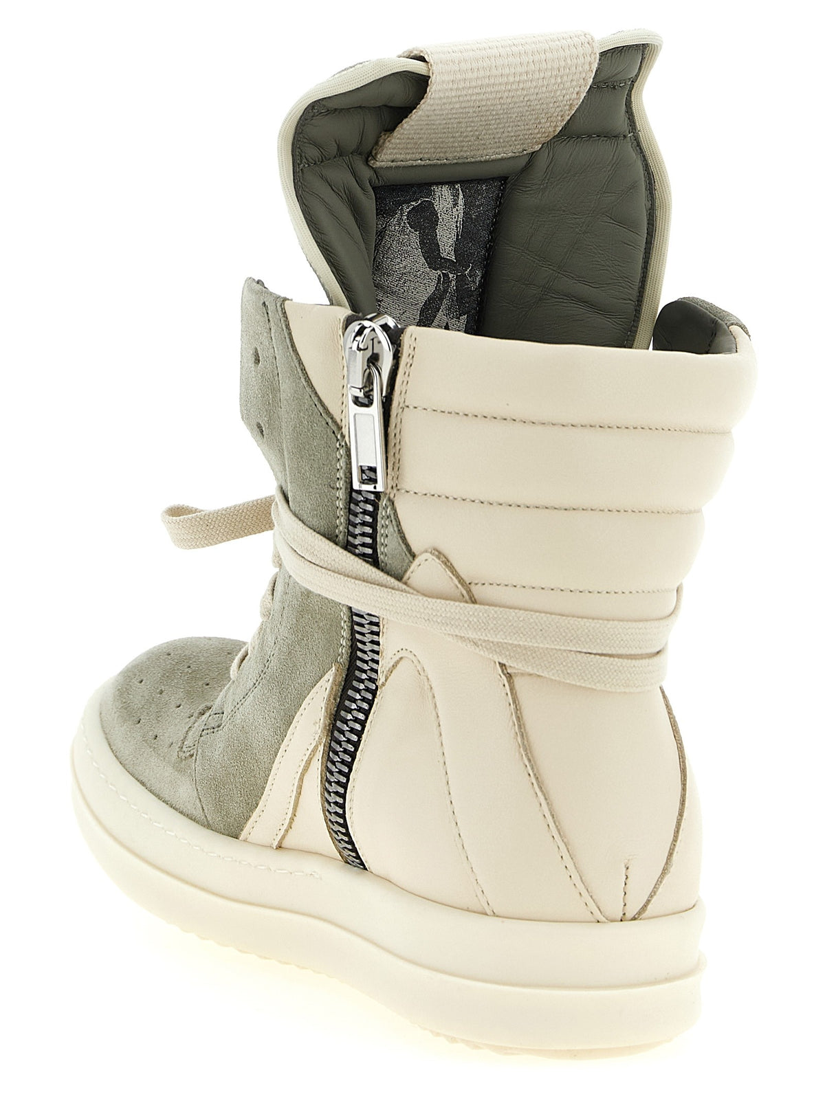 Rick Owens Geobasket Sneakers Green