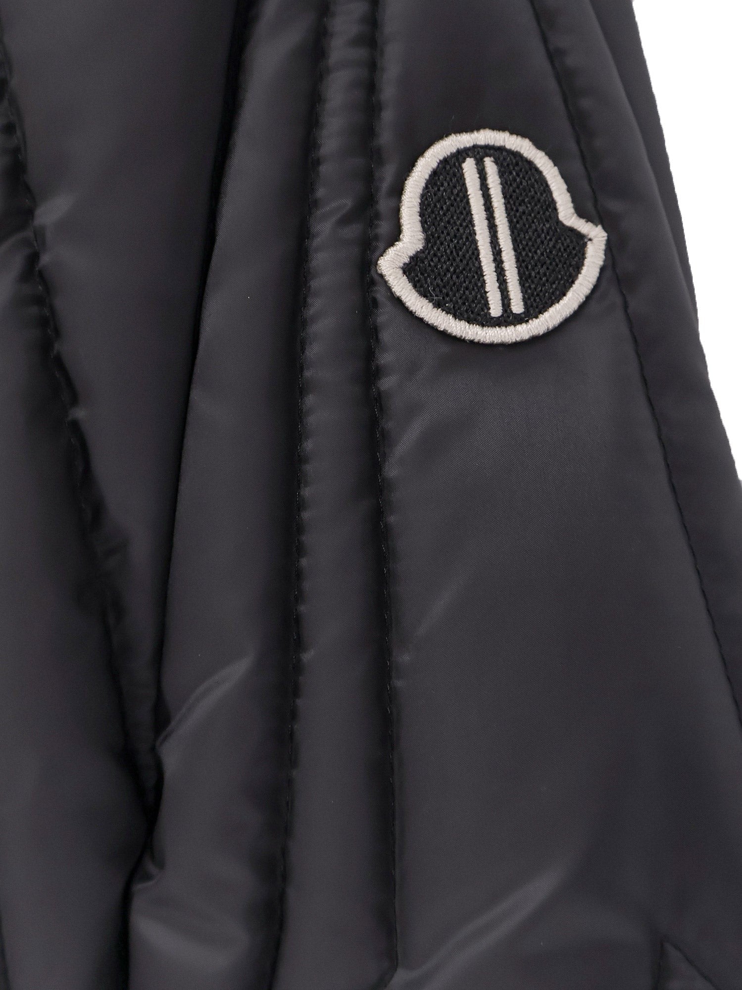 Rick Owens Men's Moncler+rick Owens Geocamo Flight Down Jacket Black