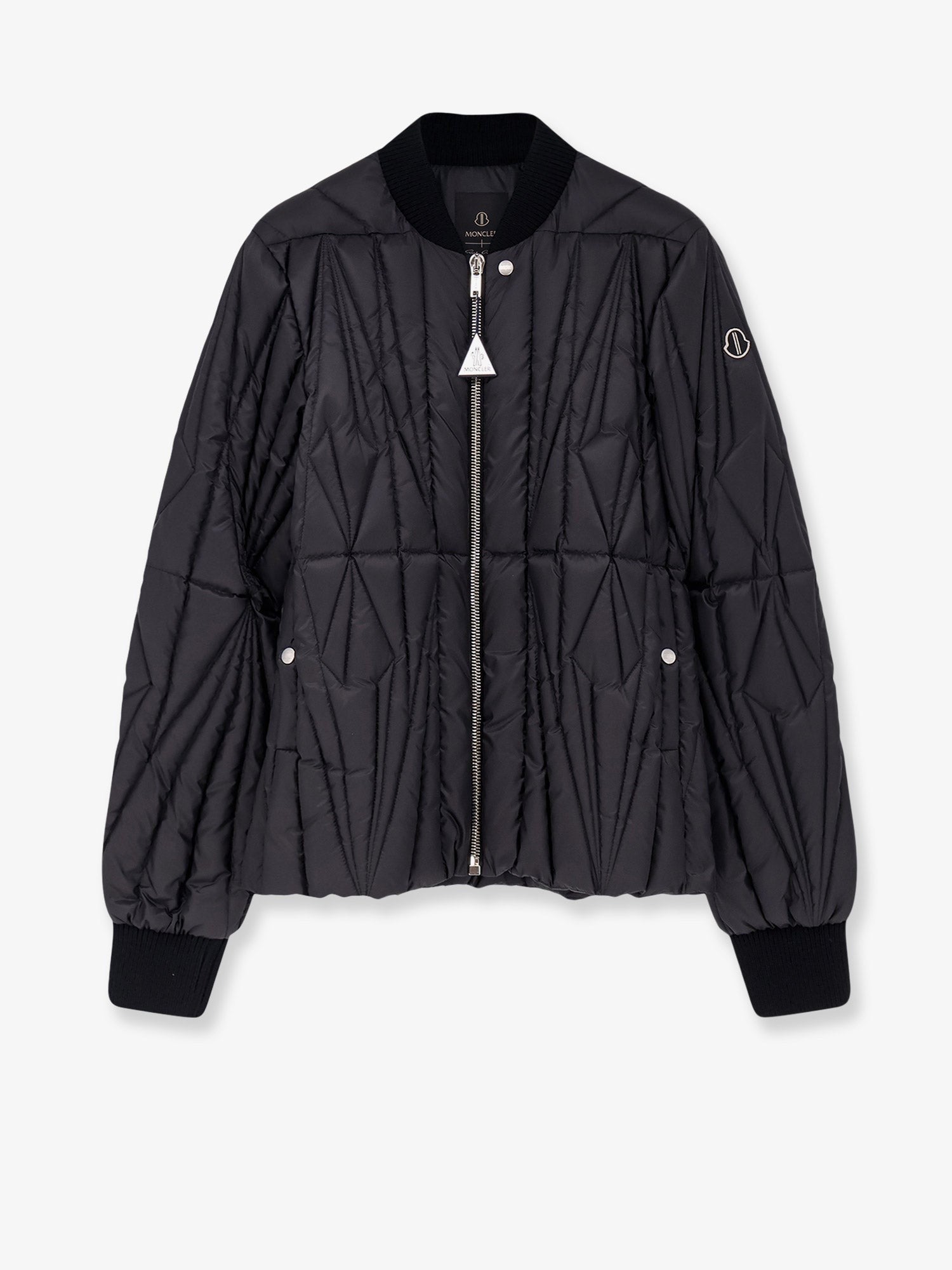 Rick Owens Men's Moncler+rick Owens Geocamo Flight Down Jacket Black