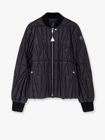 Rick Owens Men's Moncler+rick Owens Geocamo Flight Down Jacket Black