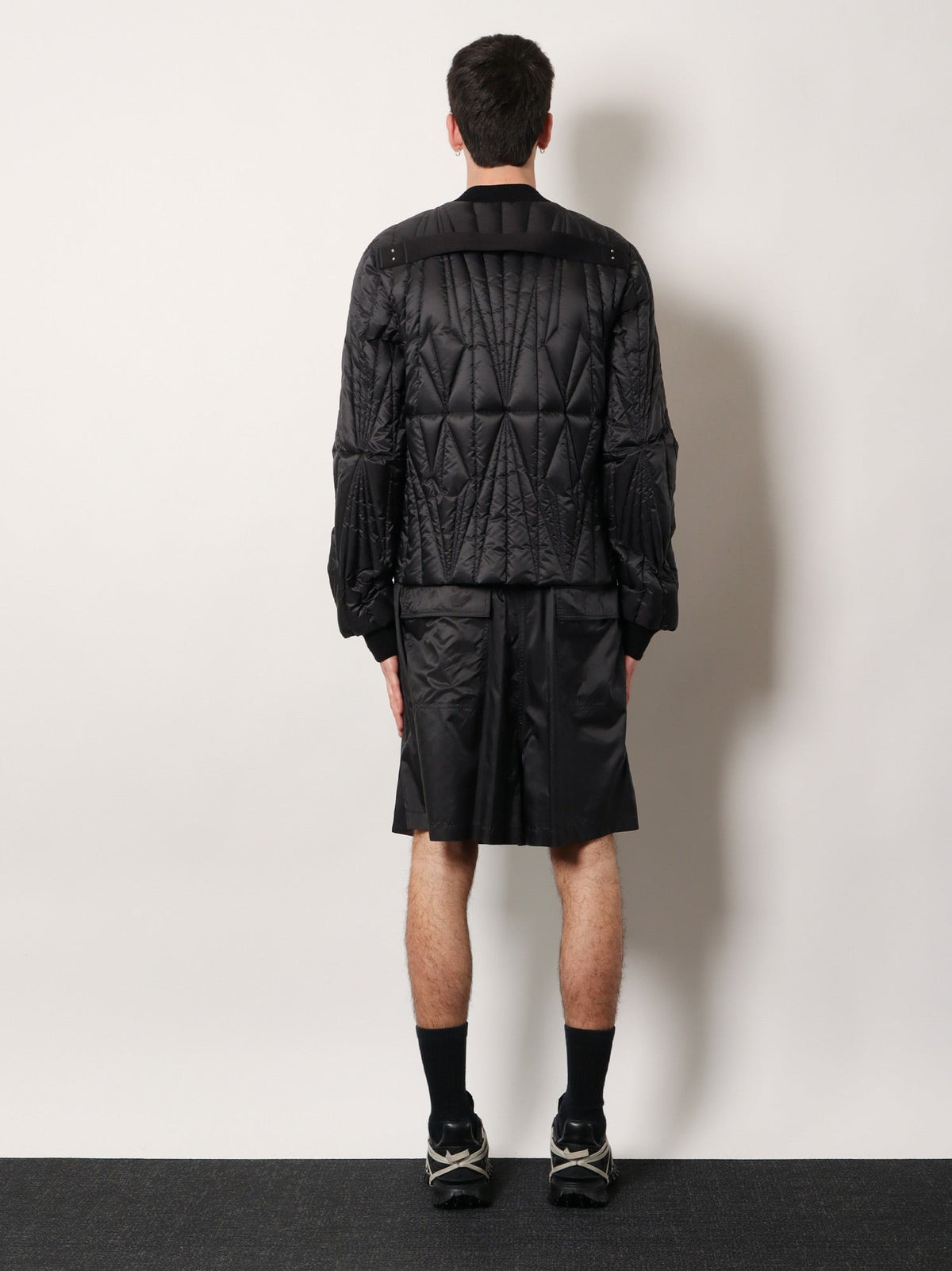 Moncler + Rick Owens Men's Geocamo Flight Down Jacket Black
