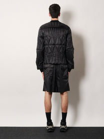 Rick Owens Men's Moncler+rick Owens Geocamo Flight Down Jacket Black