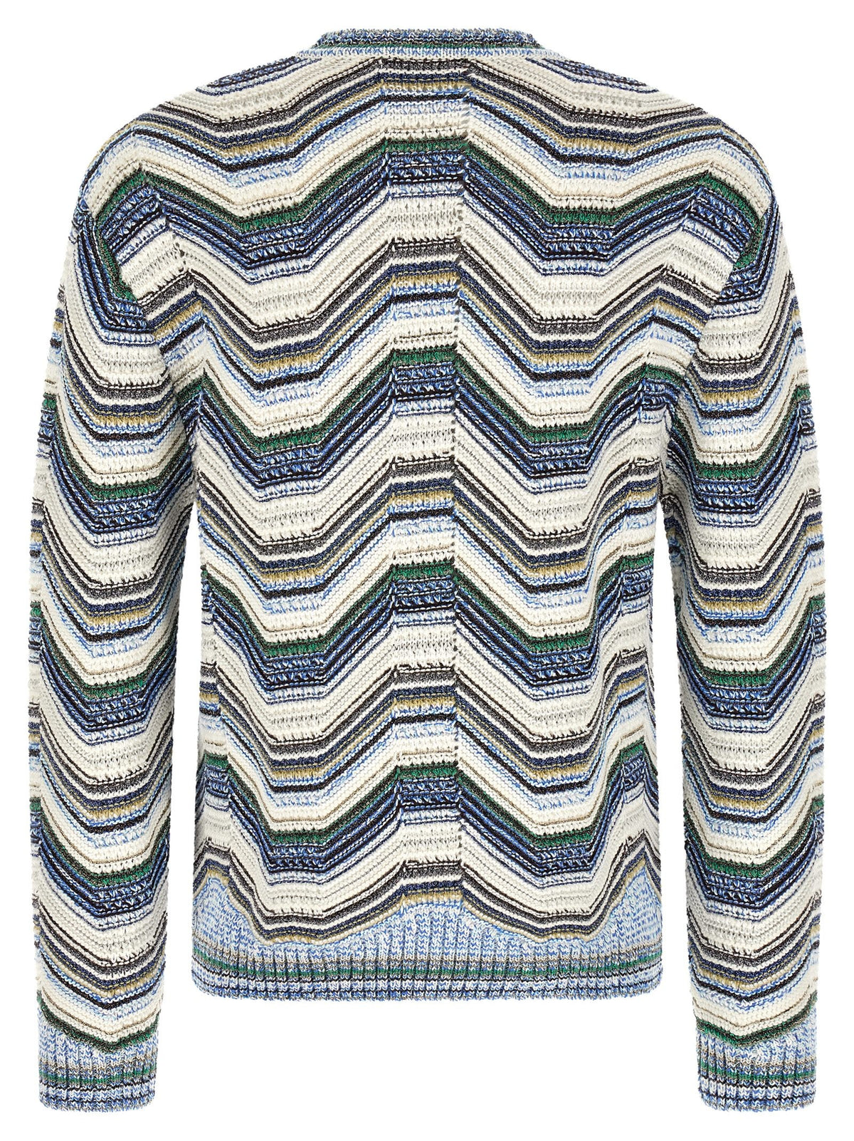 Missoni Geometric Zig Zag Sweater Gold
