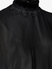 Fendi Women's Georgette Dress Black