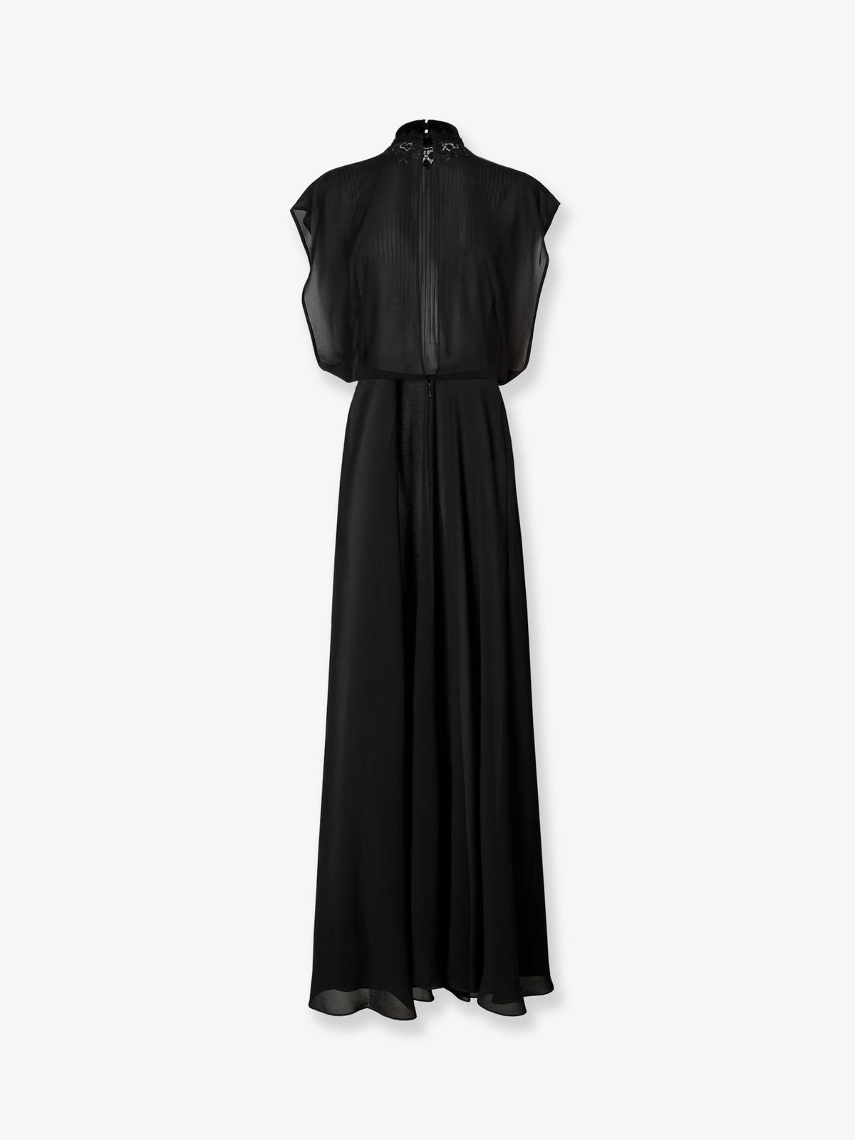 Fendi Women's Georgette Dress Black
