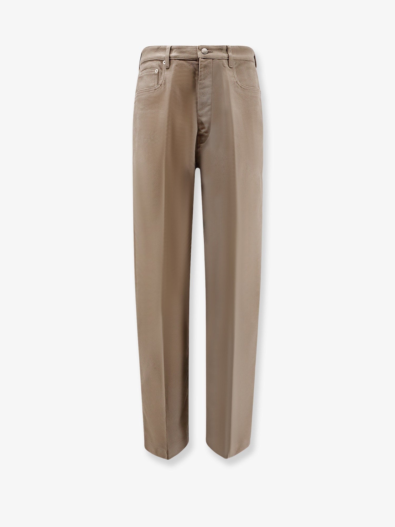 Rick Owens Men's Geth Certified Cotton Trousers Grey