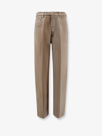 Rick Owens Men's Geth Certified Cotton Trousers Grey