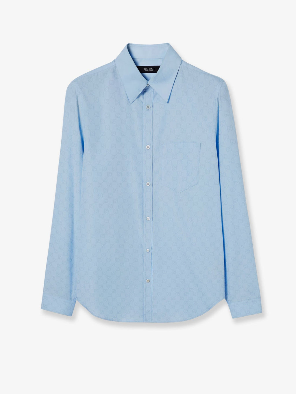 Gucci Men's GG Cotton Shirt SERENITY