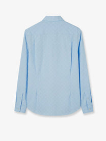 Gucci Men's GG Cotton Shirt SERENITY
