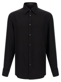 Gucci GG Fluid Fabric Shirt Black
