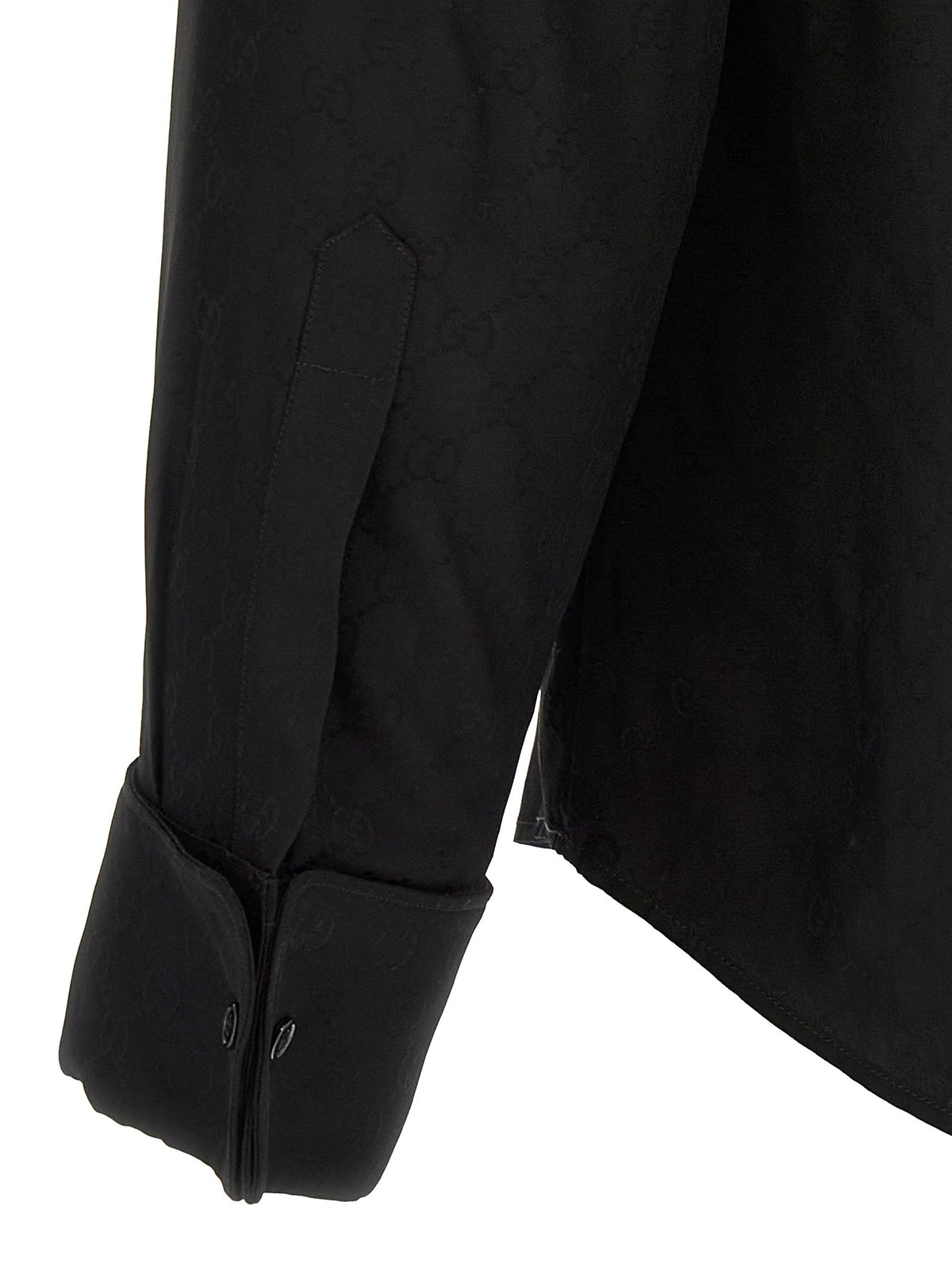 Gucci GG Fluid Fabric Shirt Black