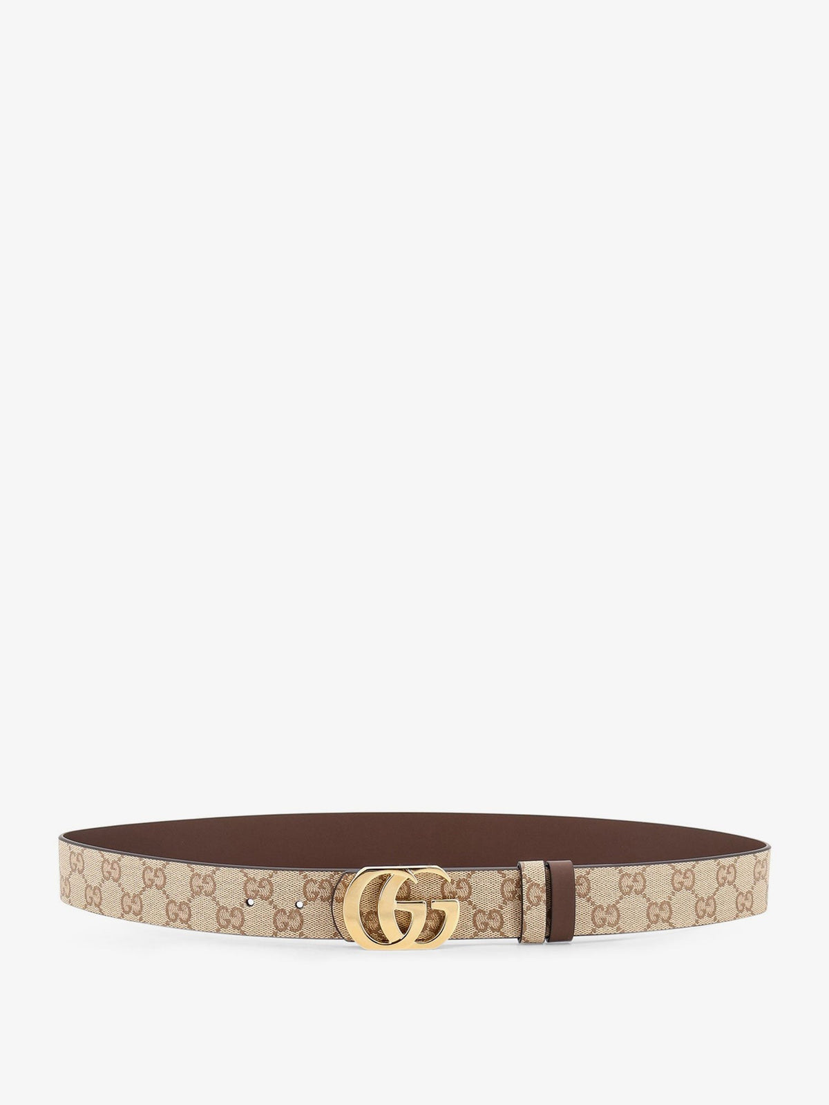 Gucci Men's GG Marmont GG Fabric Reversible Belt Beige