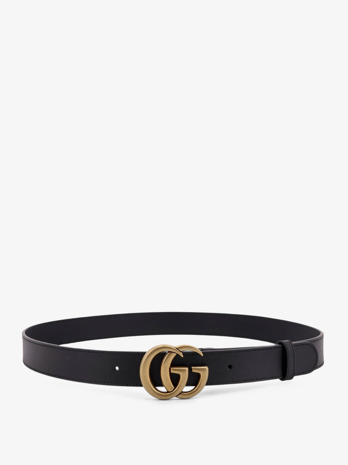 Gucci Men's GG Marmont Leather Belt Black