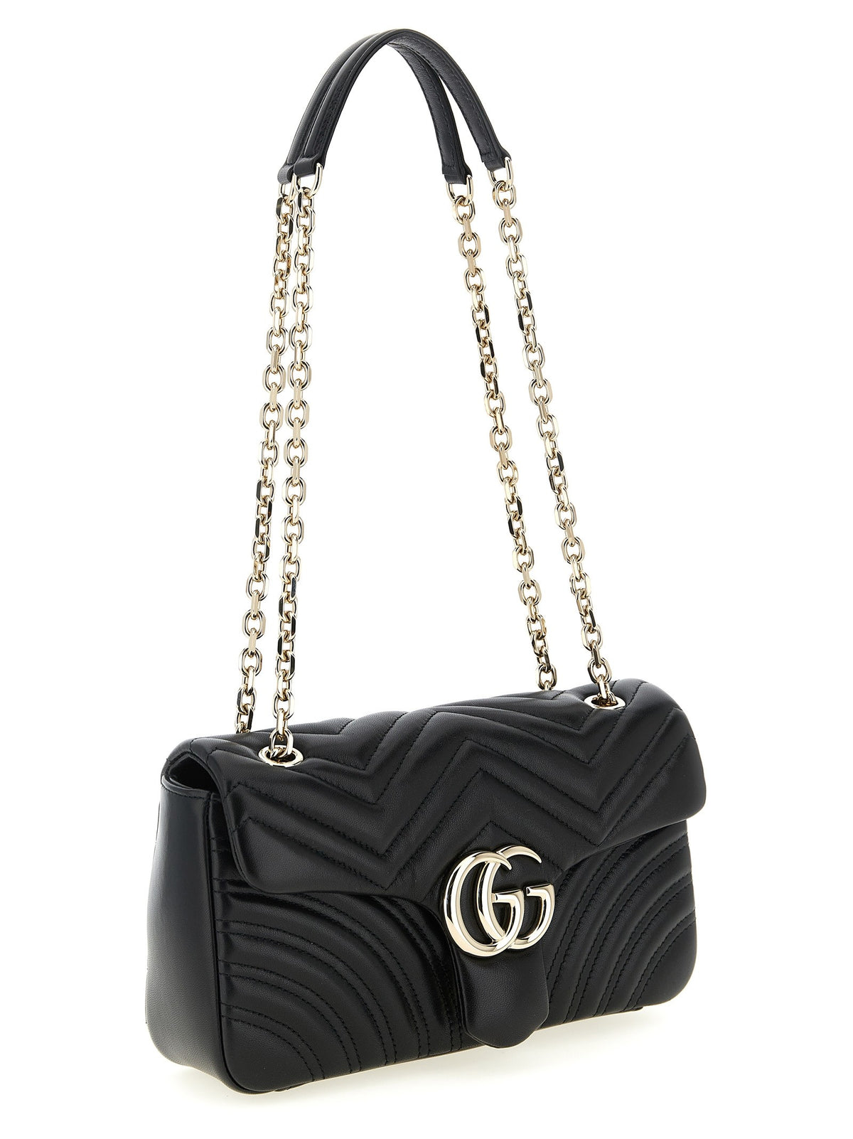 Gucci GG Marmont Medium Shoulder Bag Black