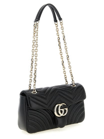 Gucci GG Marmont Medium Shoulder Bag Black