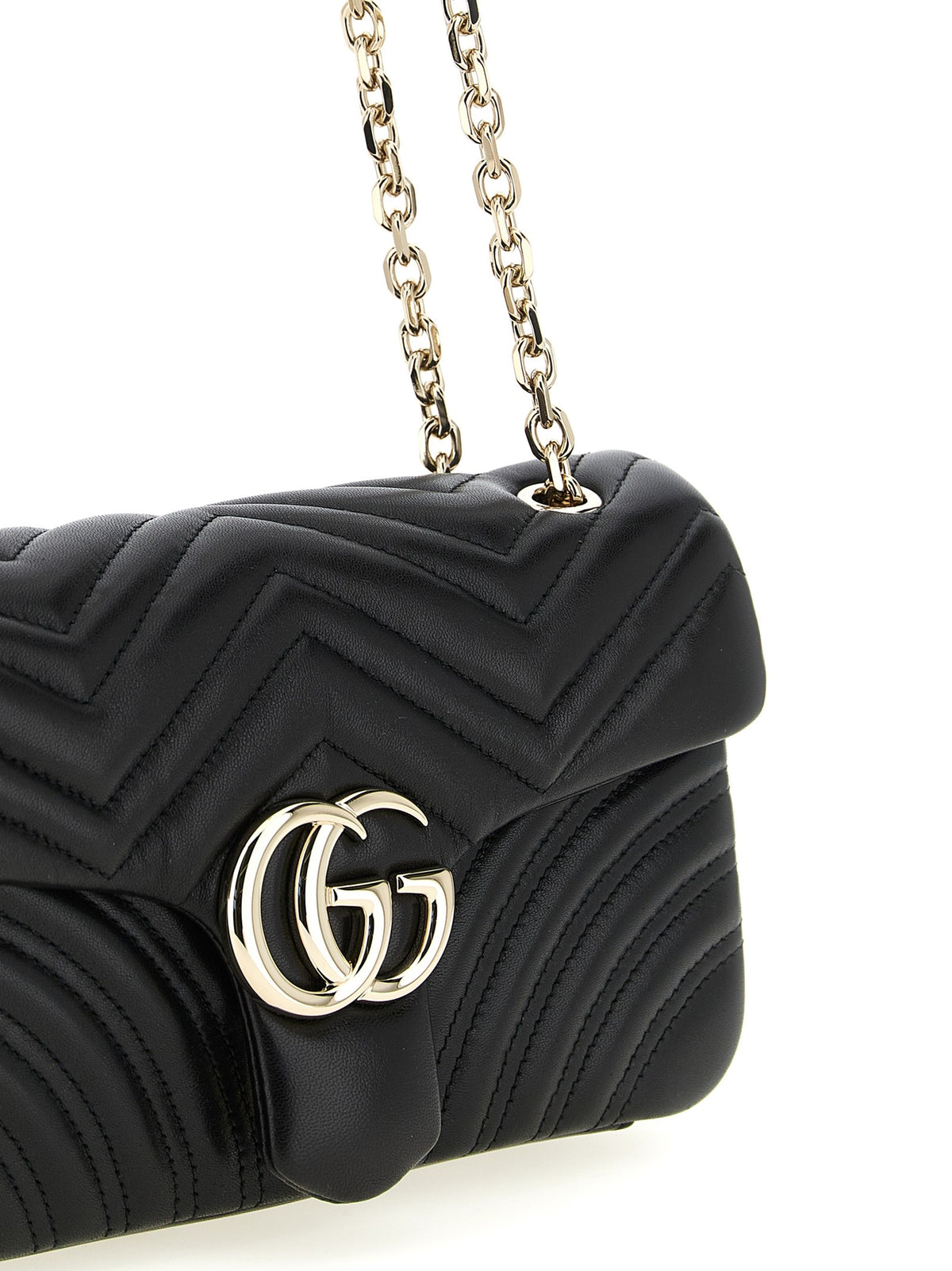 Gucci GG Marmont Medium Shoulder Bag Black
