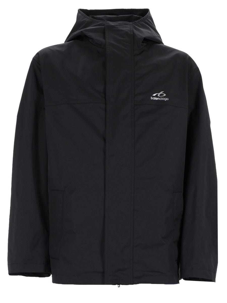 Balenciaga Men's Giacca Vento Techwear Black