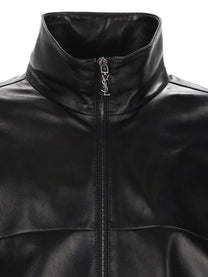 Saint Laurent Men's Giacca Cassandre in Pelle Black