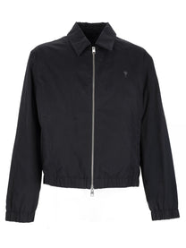 Ami Paris Men's Giacca Con Zip Black