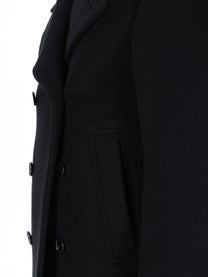 BOSS Men's Wool Double-Breasted Jacket Black, view 3