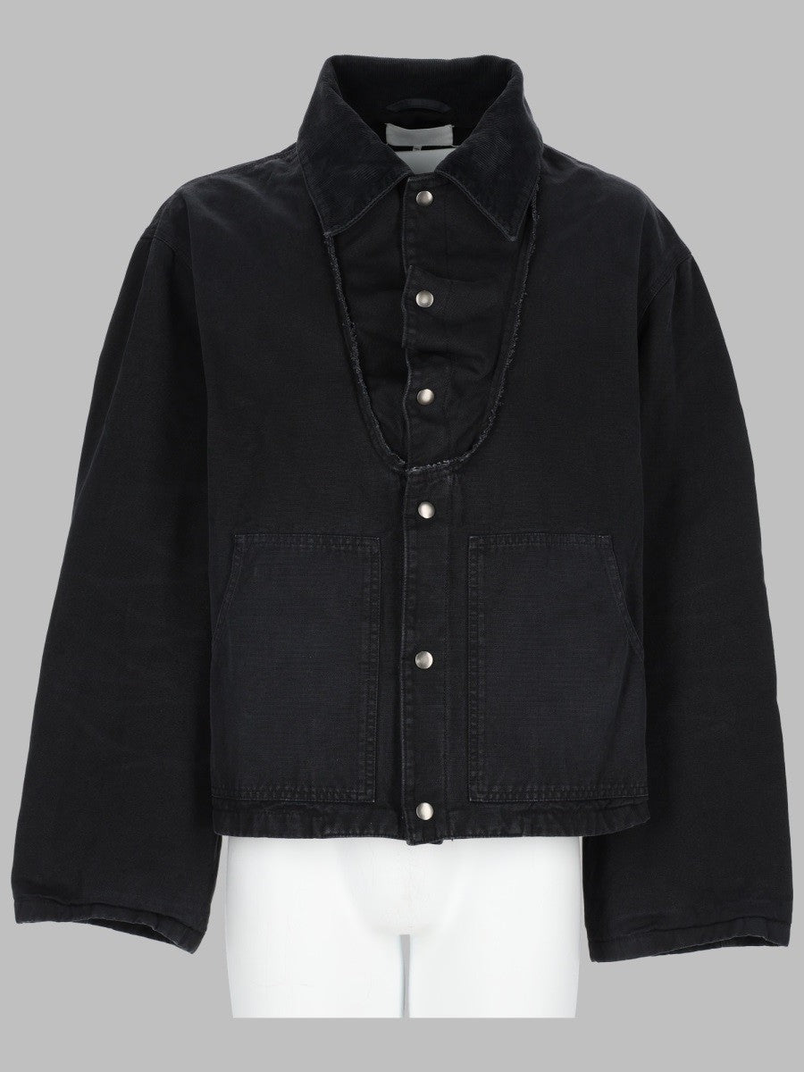 Maison Margiela Men's Giacca in Denim Black