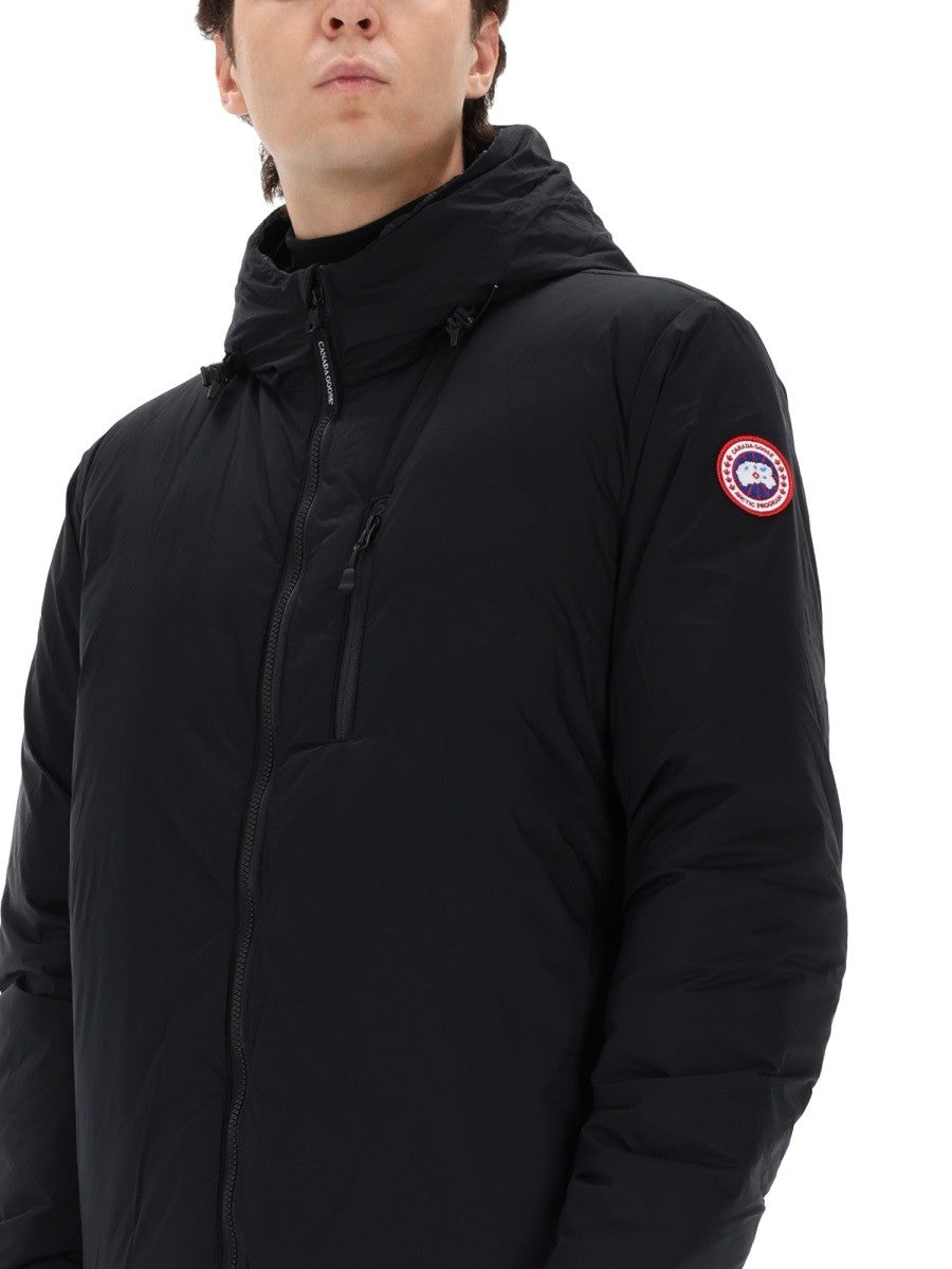 Canada Goose Men's Giacca Lodge Con Cappuccio Black