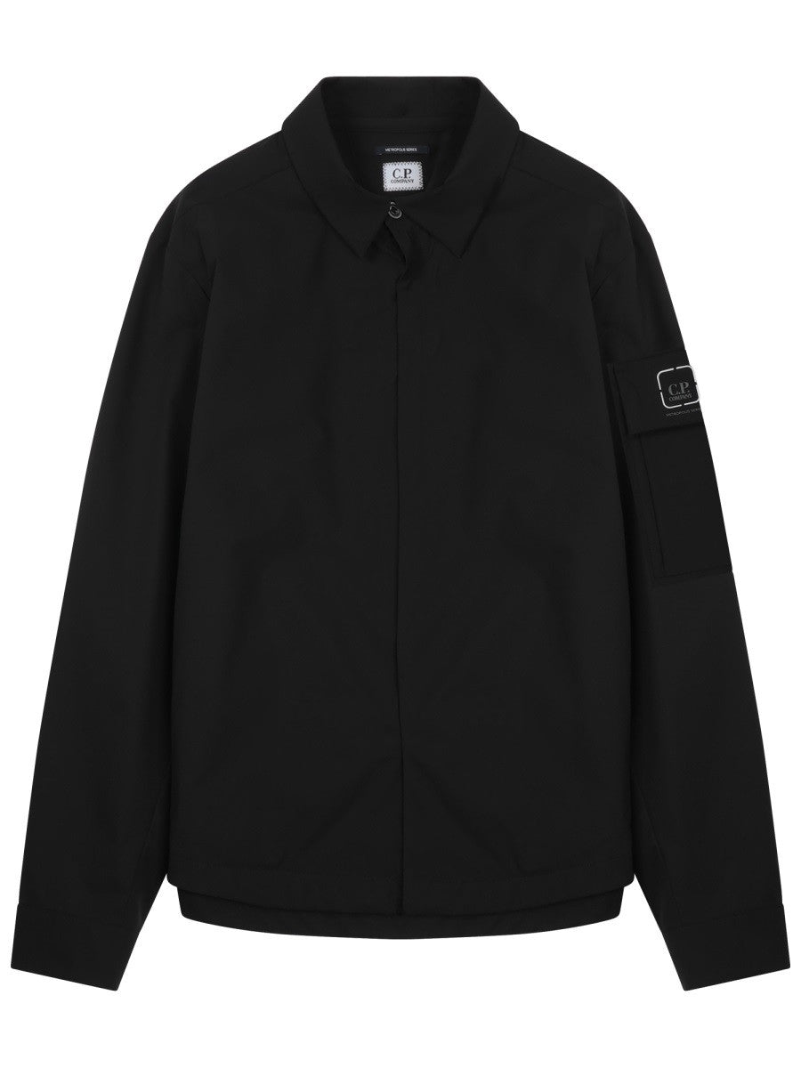 C.P. Company Men's Giacca Metropolis Overshirt Con Black