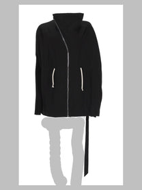 DRKSHDW Women's Giacca Mountain Con Zip Asimmetrica Black