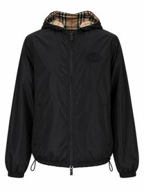 Burberry Men's Giacca Newport Reversibile Con Motivo Check Beige