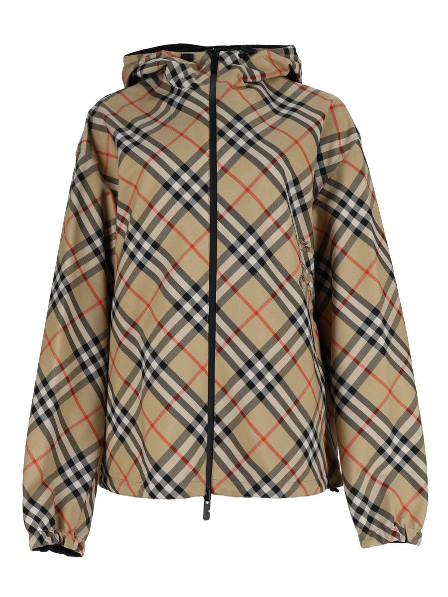 Burberry Women's Reversible Vintage Check Jacket Beige