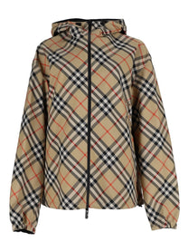 Burberry Women's Reversible Vintage Check Jacket Beige