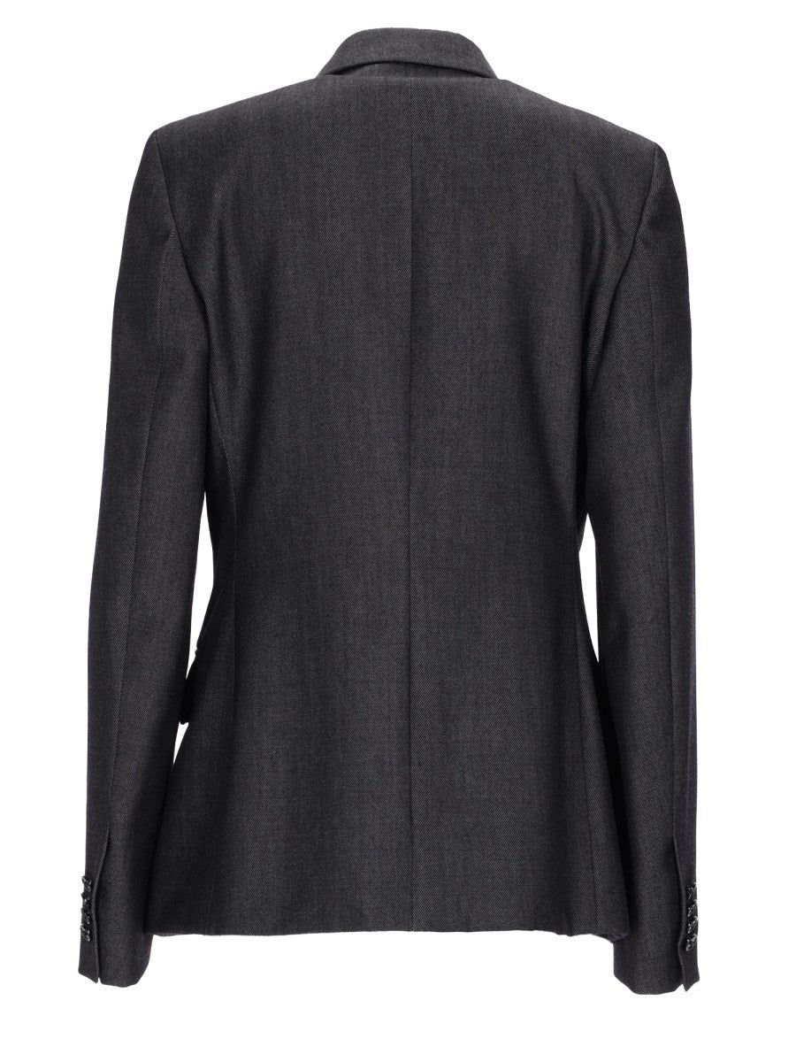 Balenciaga Women's Giacca Sartoriale Doppiopetto Grey