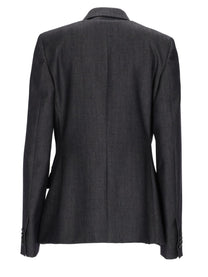 Balenciaga Women's Giacca Sartoriale Doppiopetto Grey