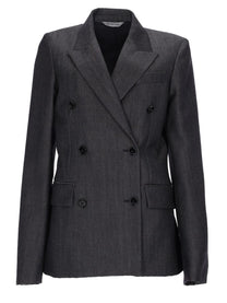 Balenciaga Women's Giacca Sartoriale Doppiopetto Grey