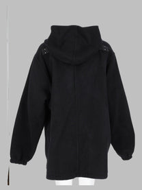 Rick Owens Men's Hooded Tour Jacket Black, view 2