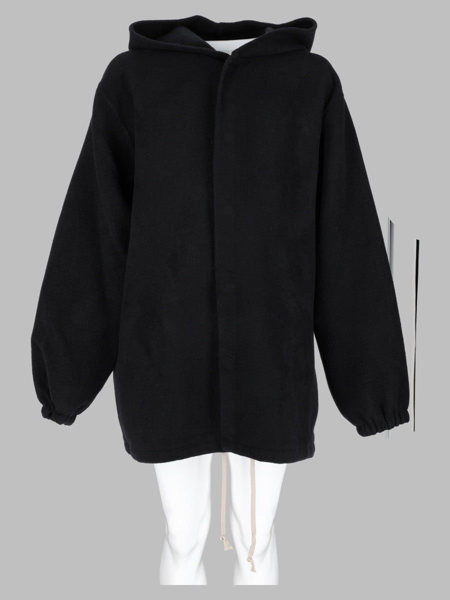 Rick Owens Men's Hooded Tour Jacket Black