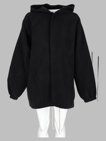 Rick Owens Men's Hooded Tour Jacket Black