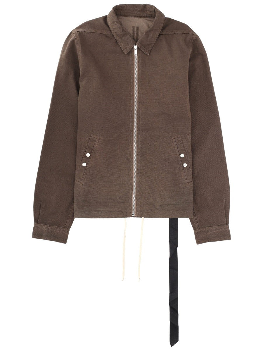 DRKSHDW Men's Giacca Zipfront Brown