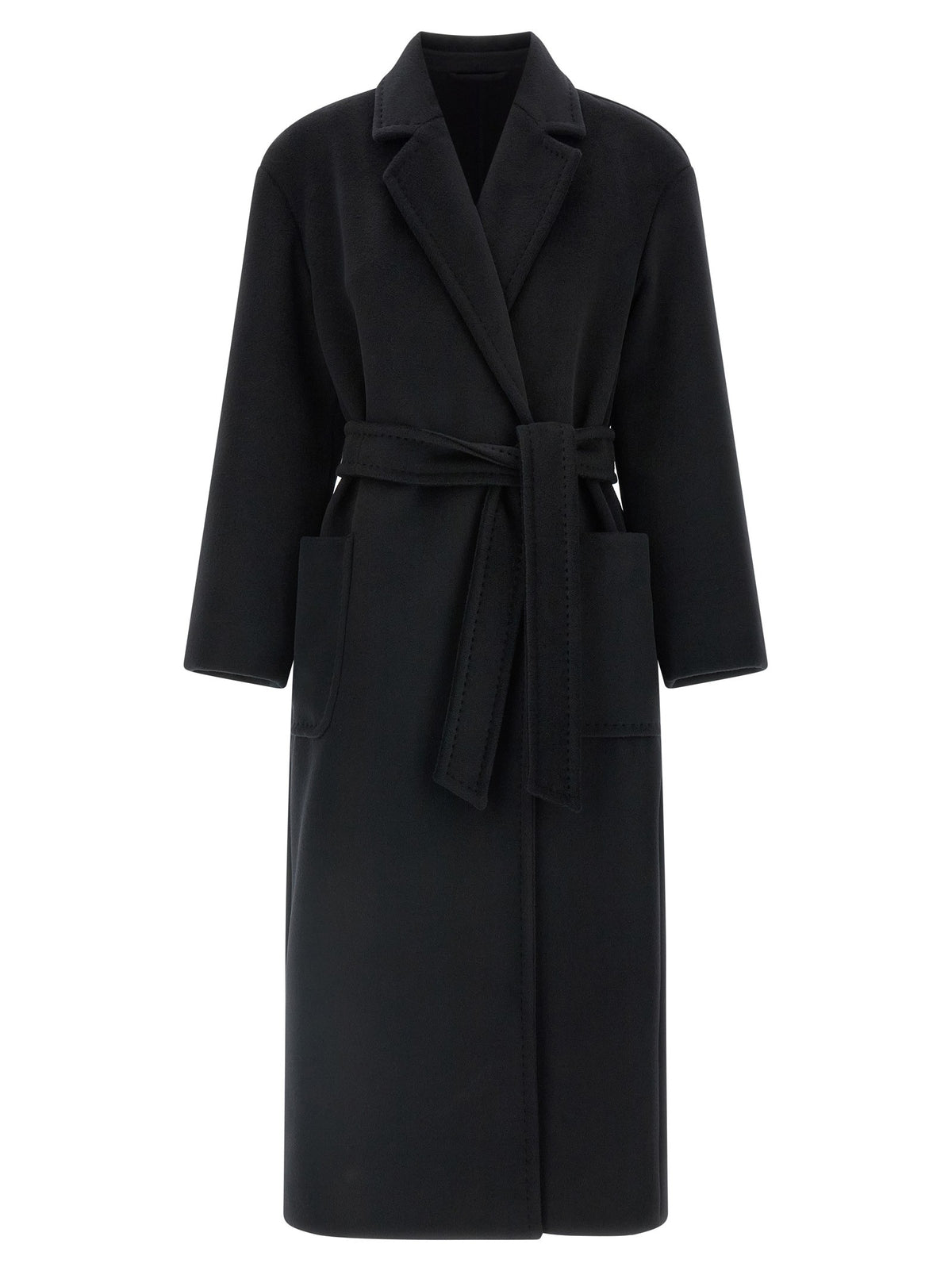 Max Mara Studio Giambo Coat Black
