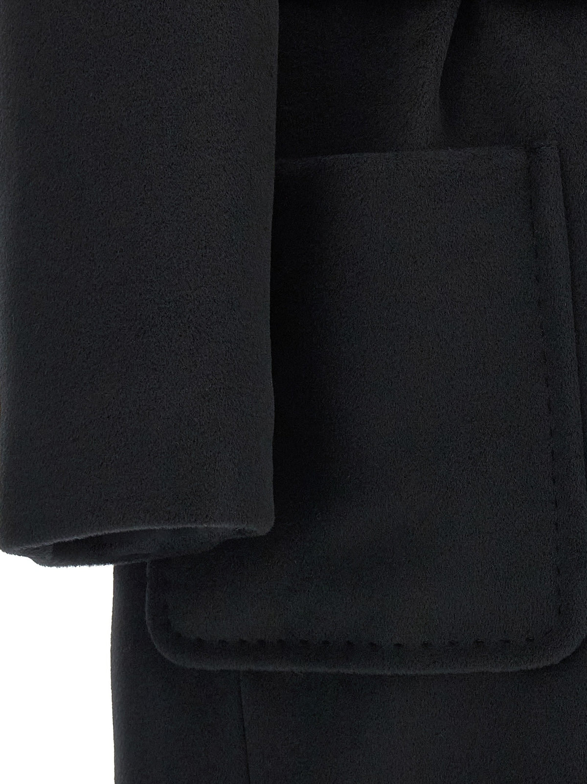 Max Mara Studio Giambo Coat Black, view 4