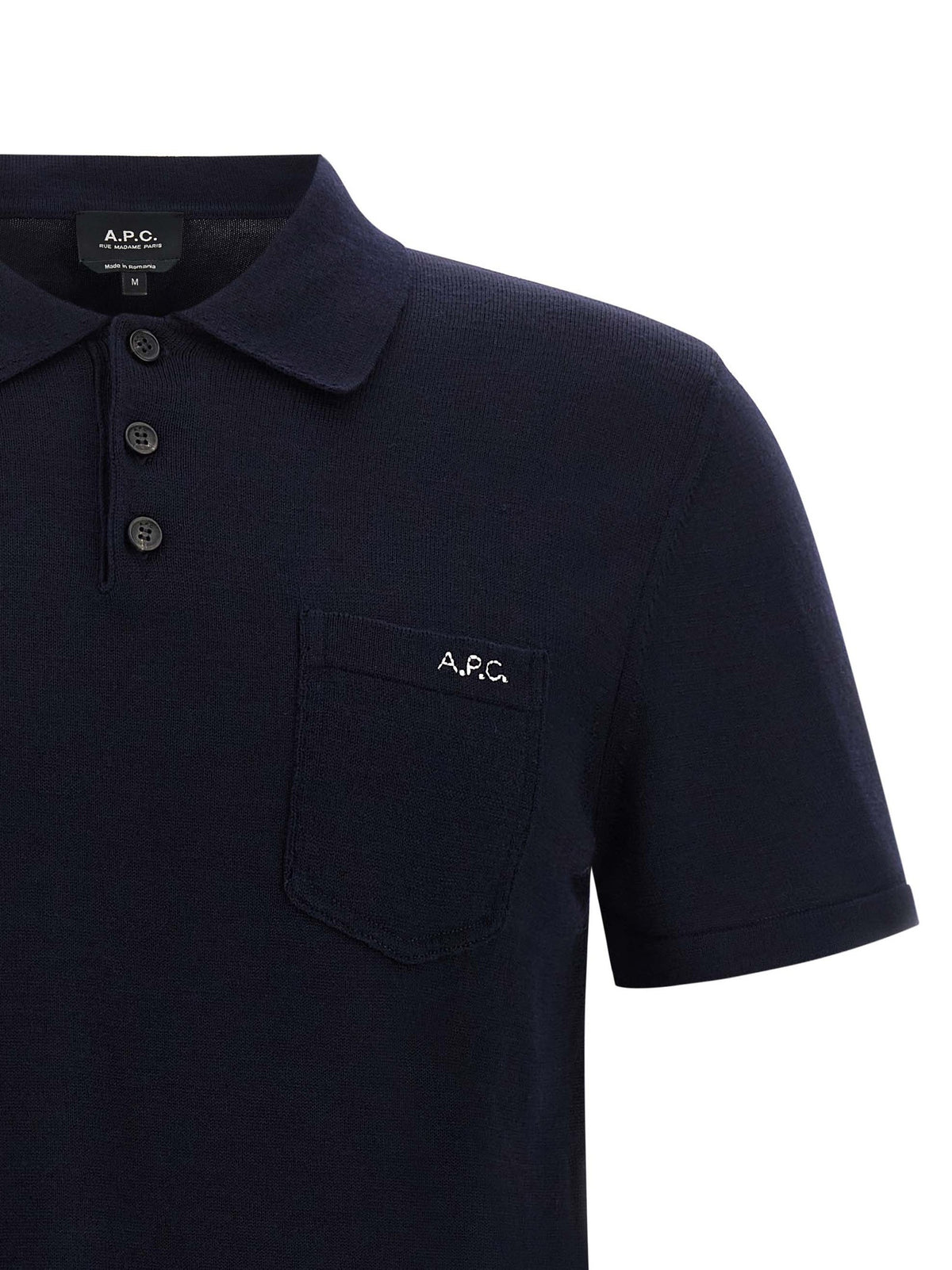 A.P.C Gide Polo Shirt Blue