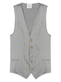 Alysi Women's Gilet in Seta Grey