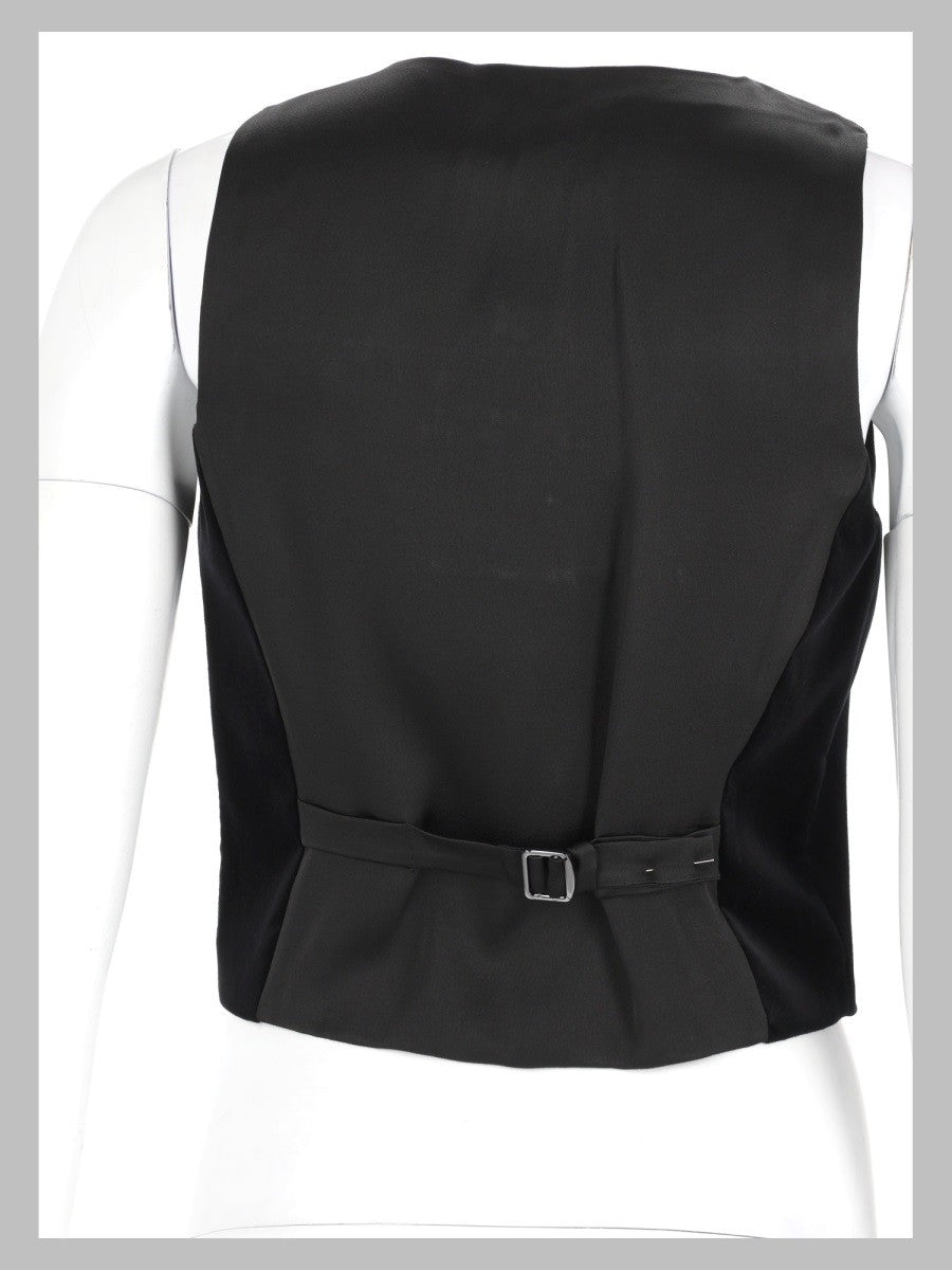 Max Mara Studio Women's Gilet in Velluto Liscio Black