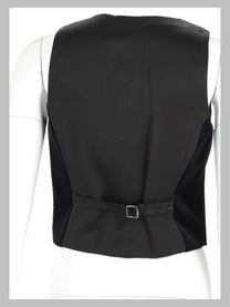 Max Mara Studio Women's Gilet in Velluto Liscio Black