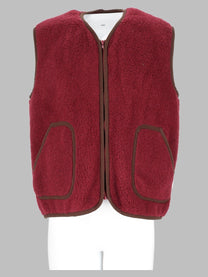 Amish Supplies Men's Gilet Yellowstone Sherpa Red