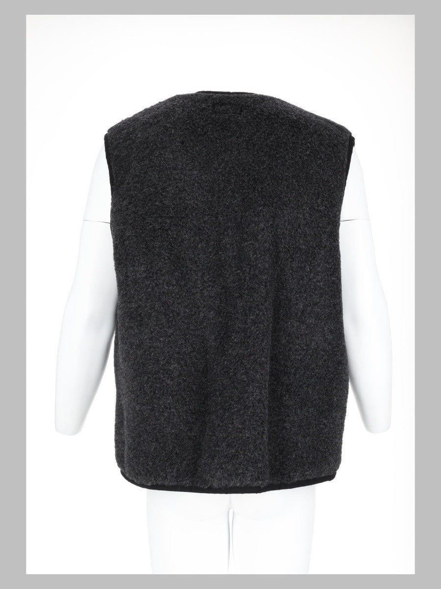 Amish Supplies Men's Gilet Yellowstone Sherpa Black, view 2