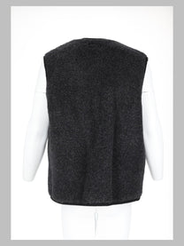 Amish Supplies Men's Gilet Yellowstone Sherpa Black, view 2