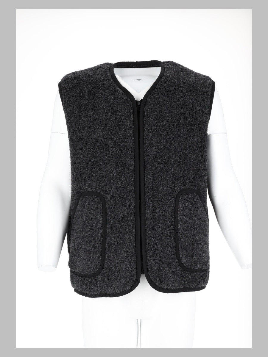 Amish Supplies Men's Gilet Yellowstone Sherpa Black