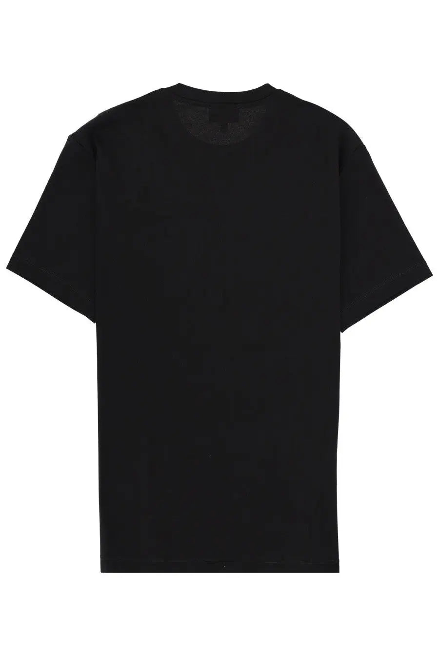 Giorgio Armani men’s black short-sleeved crew neck t-shirt made of soft cotton for casual wear