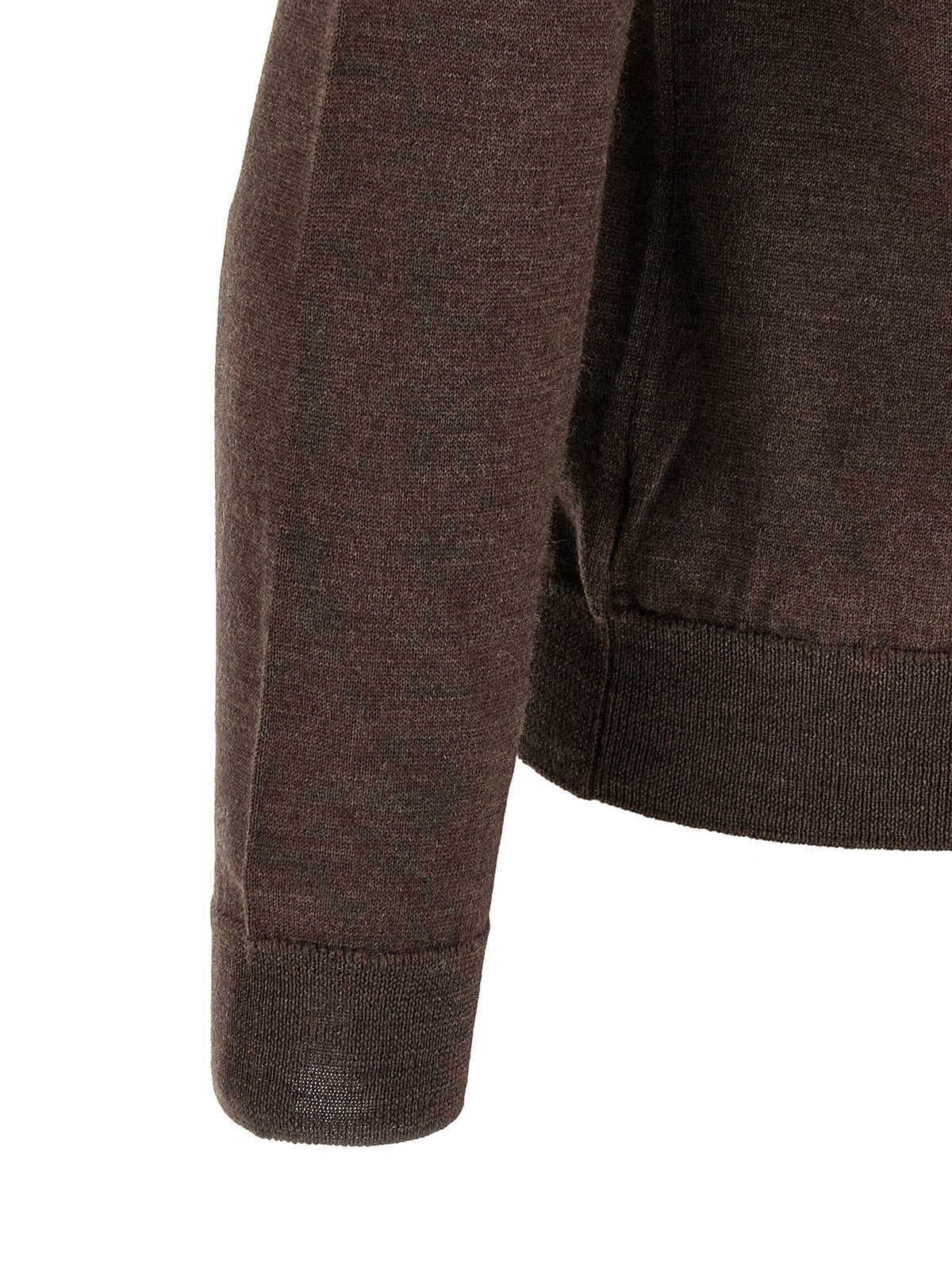 Zanone Giro Sweater Brown